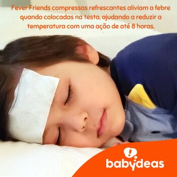 Fever Friends compressas refrescantes para alívio da febre 1un - Babydeas