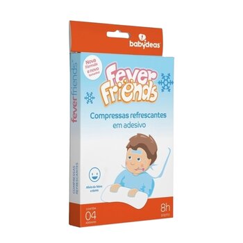 Fever Friends compressas refrescantes para alívio da febre 4un - Babydeas