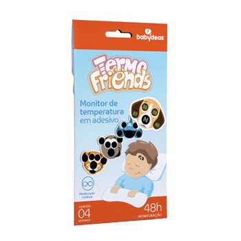 Termo Friends Adesivo Monitor de febre 4 unidades - Babydeas