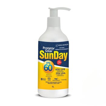 Protetor Solar FPS 60 SunDay 1000ml - Nutriex