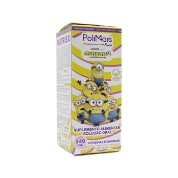 Suplemento Vitaminas e Minerais Polimais Kids Minions 240ml - Nutriex