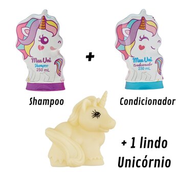 Kit Meu Uni (Shampoo 250ml + Condicionador 230 ml + Unicórnio) - Nutriex