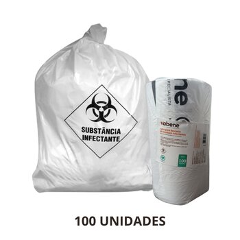 Saco de Lixo Infectante pct c/ 100 - Vabene