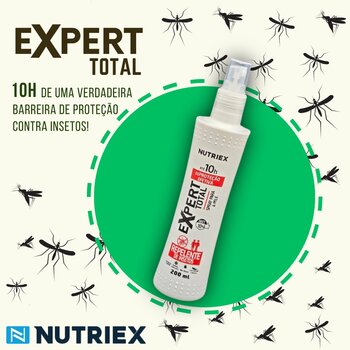 Spray Repelente De Insetos Expert Total 10h 200mL - Nutriex