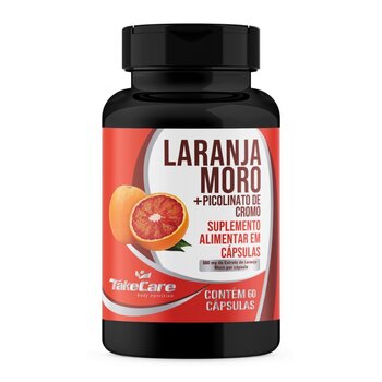 Laranja Moro + Picolinato de Cromo 60 Cápsulas 540mg - Take Care