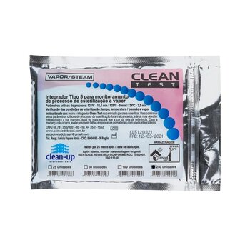 Integrador Clean-Test Tiras Autoadesivas Tipo 5 pct c/ 250un - Clean-Up