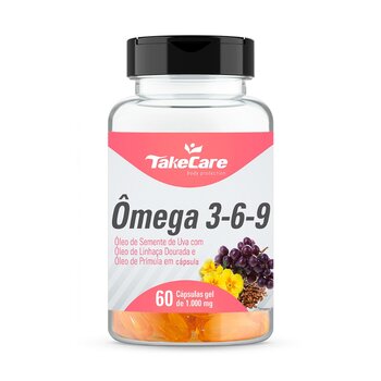 Ômega 3-6-9 - 60 Cápsulas - 1.000mg - Take Care