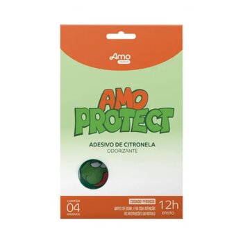 Amo Protect adesivo de citronela com 4 unidades - Babydeas