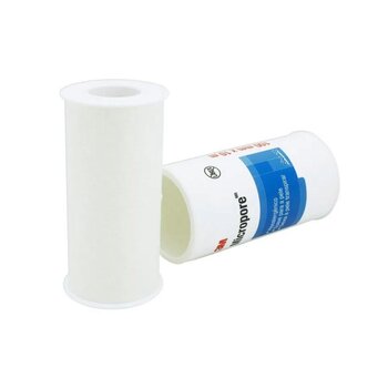 Fita Adesiva Micropore 100mm x 10m Branco - 3m