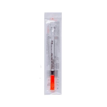 Seringa Para Insulina 1,0ml 6x0,25mm Cx C/ 100 - Uniqmed