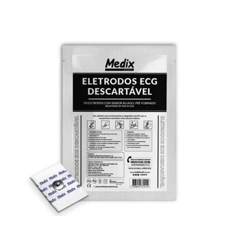 Eletrodo Descartável ECG Adulto pct c/ 50 - Medix