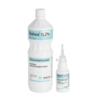 Clorexidina Aquosa 0,2% Riohex Dermo Suave - Rioquímica