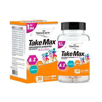 Take Max de A-Z 30 Cápsulas 500mg - Take Care