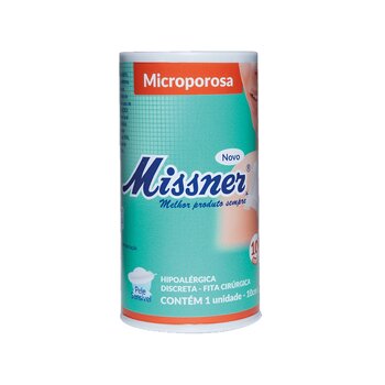 Fita Microporosa 10cm x 10m Branco - Missner