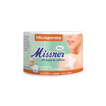 Fita Microporosa 5cm x 10m Branco - Missner