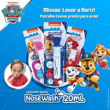 Dispositivo Para Lavagem Nasal Nosewash Patrulha Canina 20ml