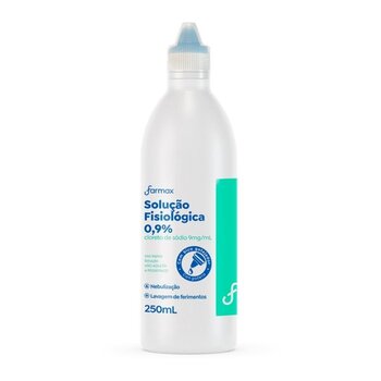 Soro Fisiologico 0,9% 250ml C/ Gotejador - Farmax