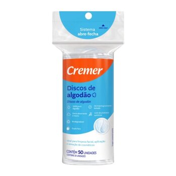 Discos de Algodão 50un - Cremer